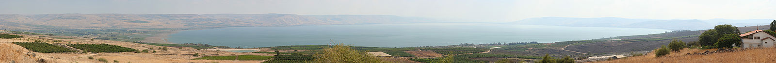 Panorama Bild See Genezareth